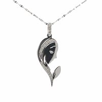 Collana Cianfrone Gioielli Donna in Oro Diamante 0.13 Ct COOR-53-198 - COOR-53-198